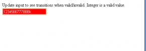 Inputvalid