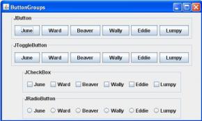 ButtonGroups