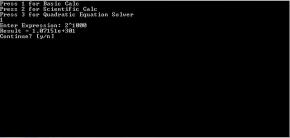 Scientific Calculator & Quadratic Equation Solver