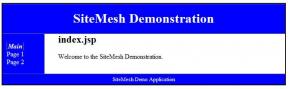 Decorating Using Sitemesh 