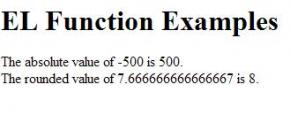 EL Function Examples