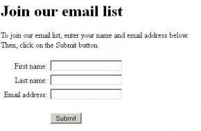 The Mail-List Example