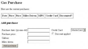 The Online Gas Purchase Store Example