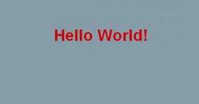 Hello World