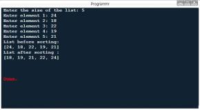 InsertionSort