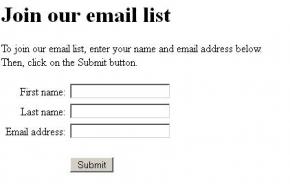 The Mail-List Example