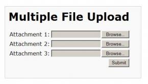 Multiple File Upload & Download