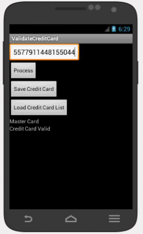 ValidateCreditCard