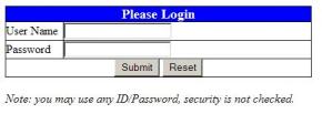 Simple Login Page  