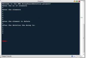 ArraySearchDeletion