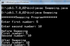 Swapping2nosWithoutUsing3rdVariable