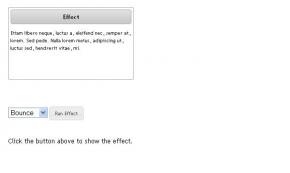 Effect in JQuery