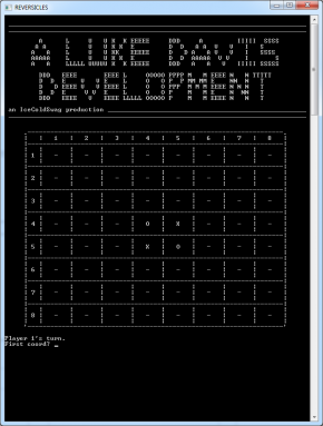 Reversi - The board game